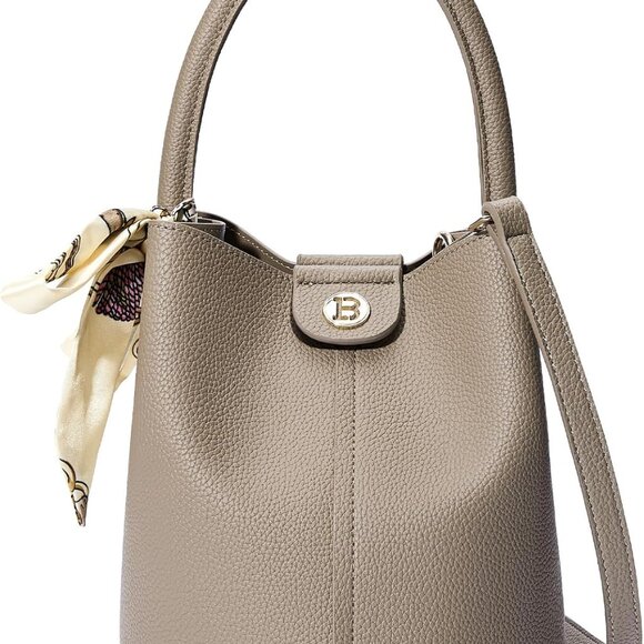 Vegan Leather Crossbody Bags for Women Bucket Handbag - Picture 1 of 7